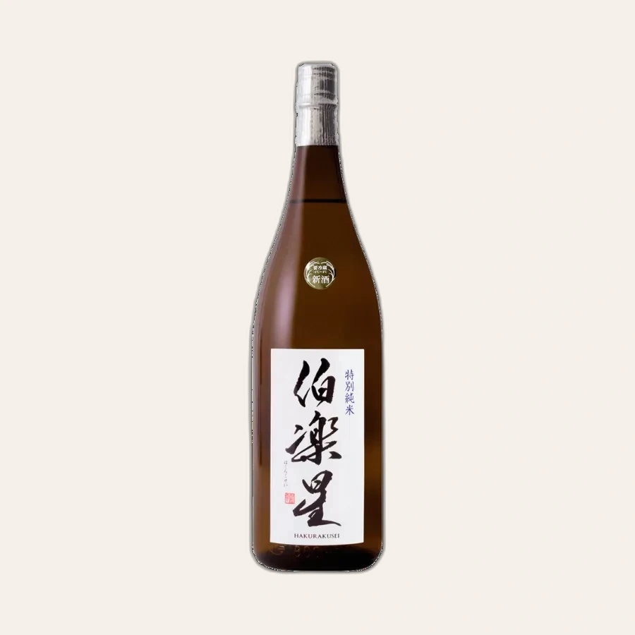 Rượu Sake Nhật Hakurakusei Tokubetsu Junmai