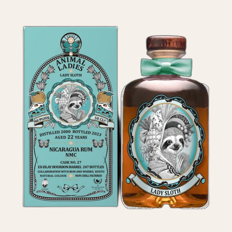 Rượu Rum Nicaragua NMC 22 Year Old Animal Ladies Sloth