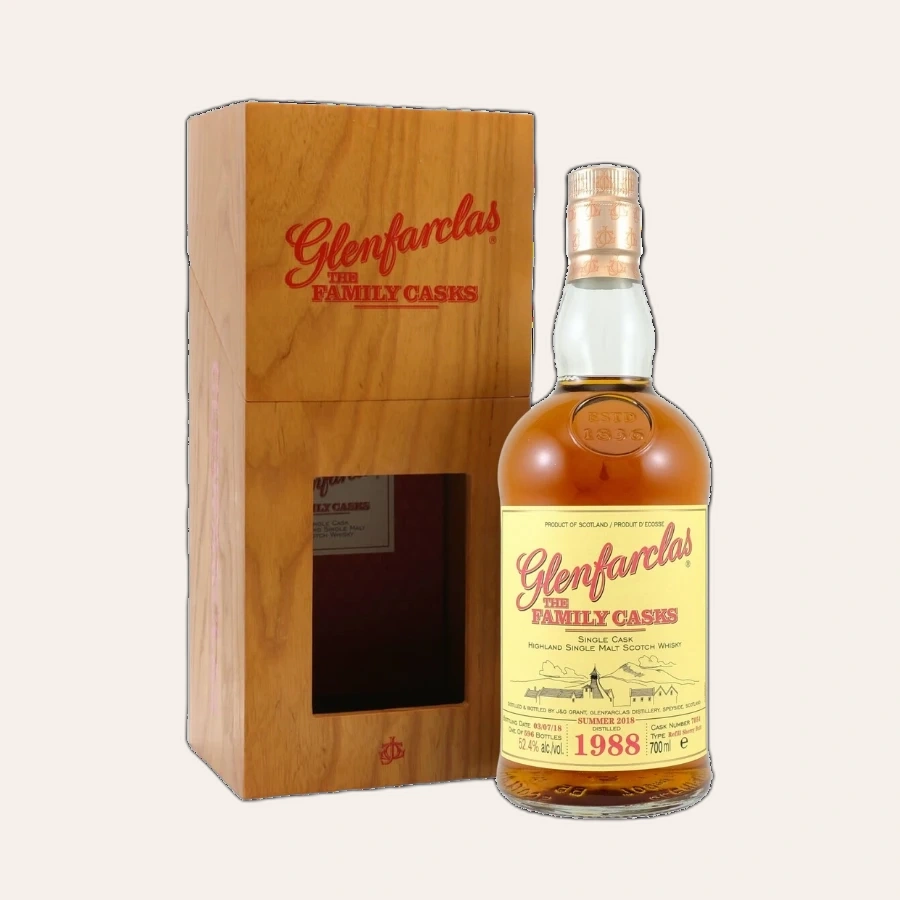 Rượu Whisky Glenfarclas 29 Year Old Family Casks 1988