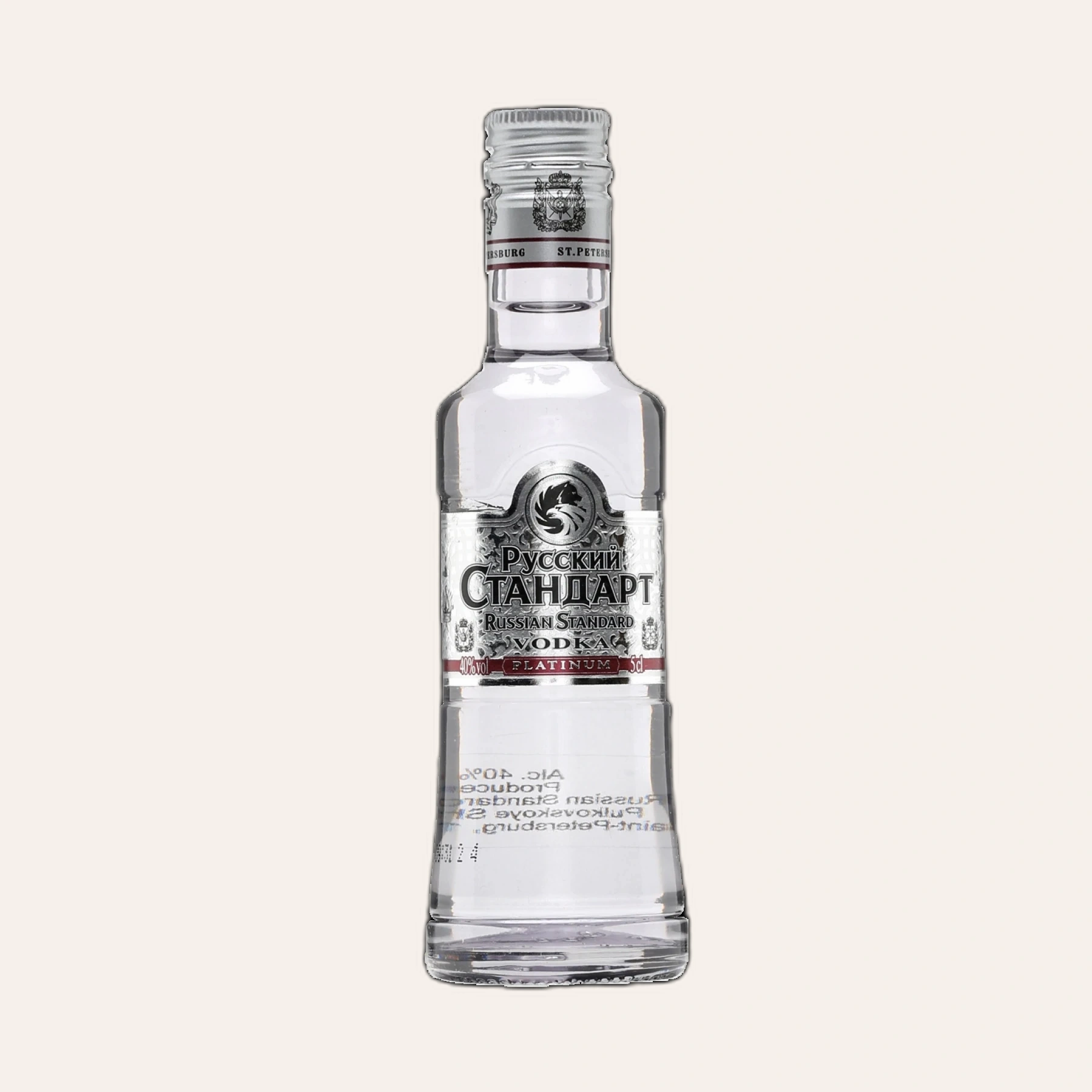 Rượu Vodka Nga Mini Standard Platinum 50ml