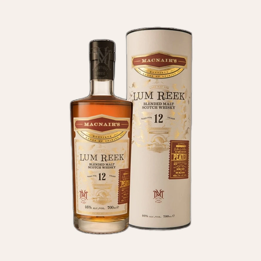 Rượu Whisky Macnair's 12 Year Old Lum Reek Peated