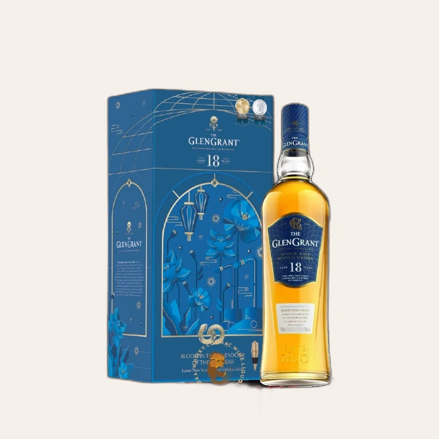 Rượu Whisky Glen Grant 18 Year Old Phiên Bản Hộp Quà Tết 2025