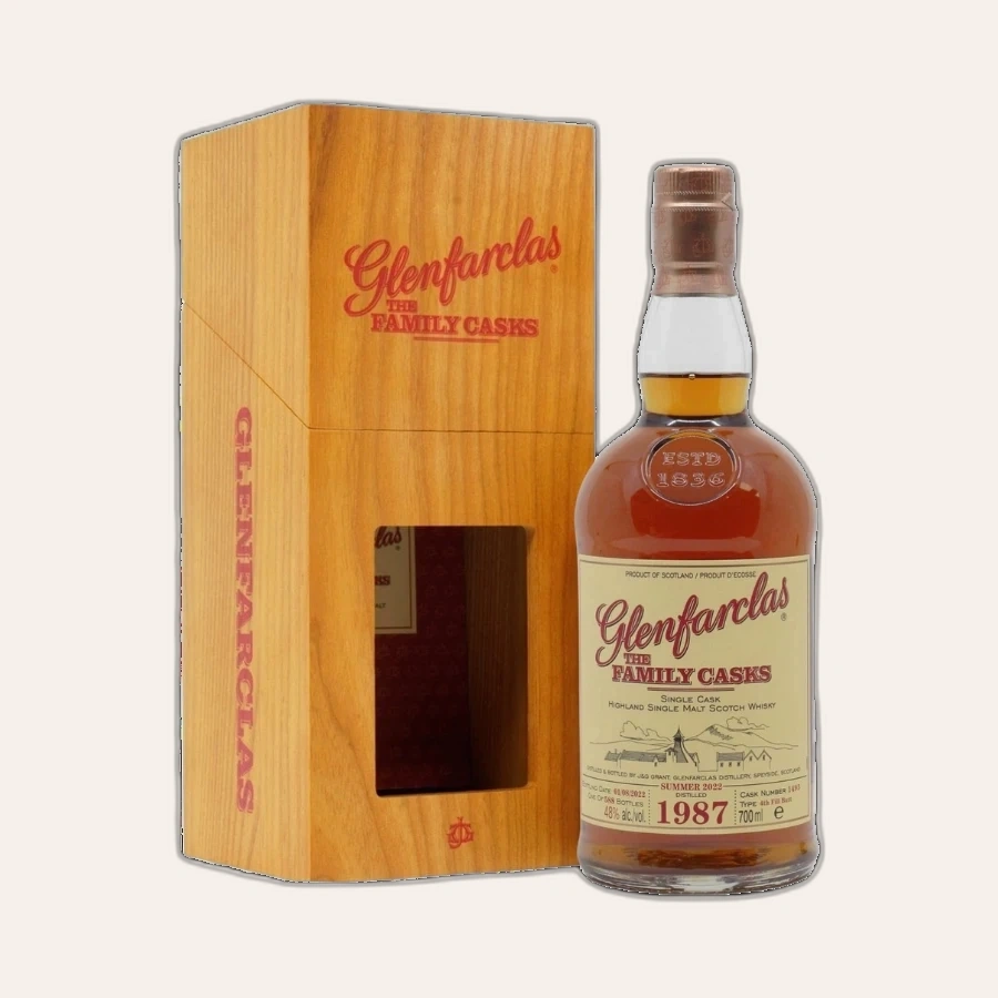 Rượu Whisky Glenfarclas 35 Year Old Family Cask 1987