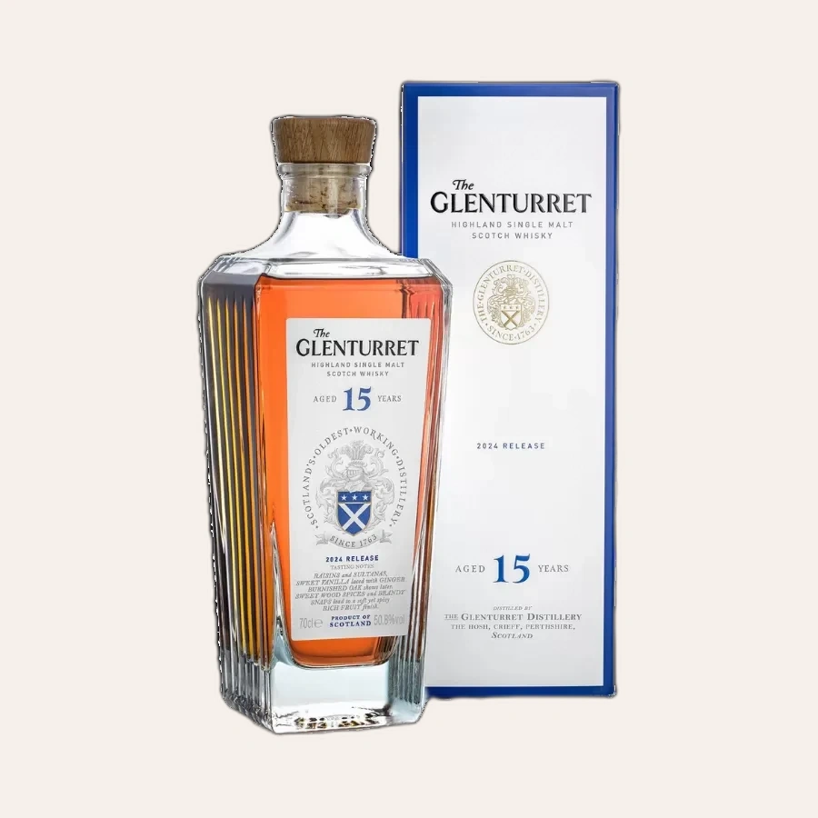 Rượu Whisky Glenturret 15 Year Old 2024 Release
