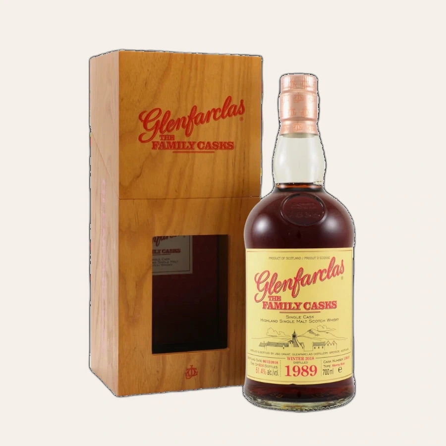 Rượu Whisky Glenfarclas 28 Year Old Family Casks 1989