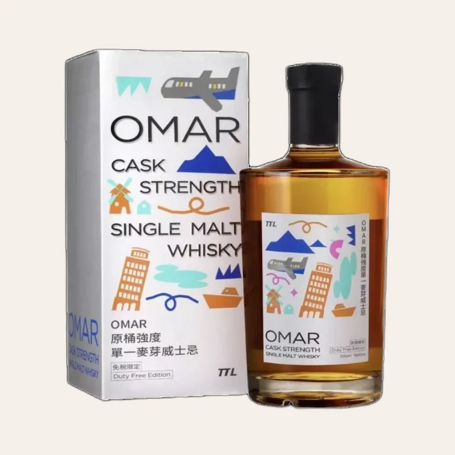 Rượu Whisky Omar Cask Strength Single Malt Taiwan Exclusive