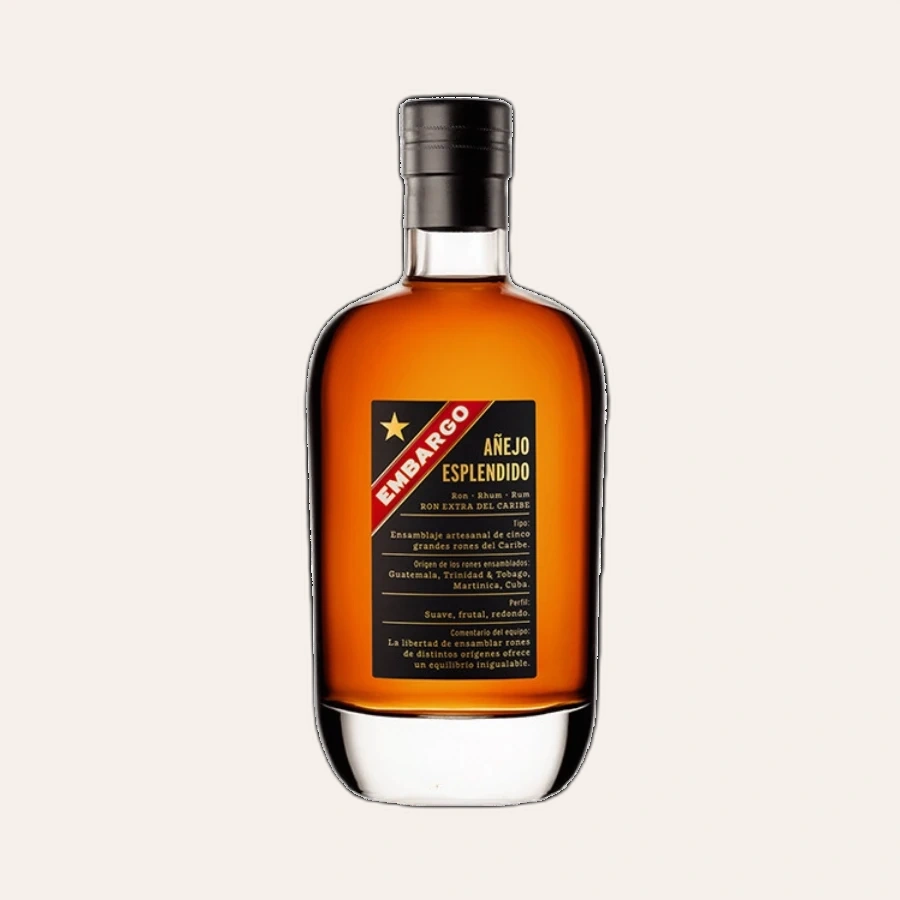 Rượu Rum Caribean Embargo Anejo Esplendido