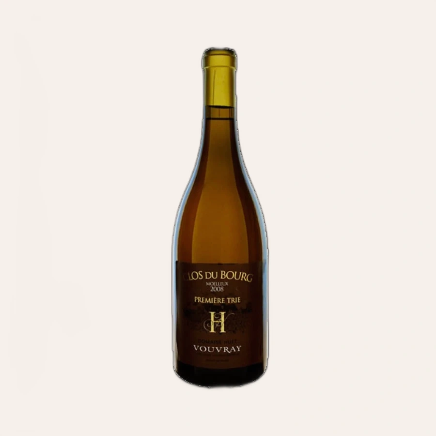 Rượu Vang Trắng Pháp Domaine Huet Vouvray Clos Du Bourg Moelleux Premiere Trie 2008