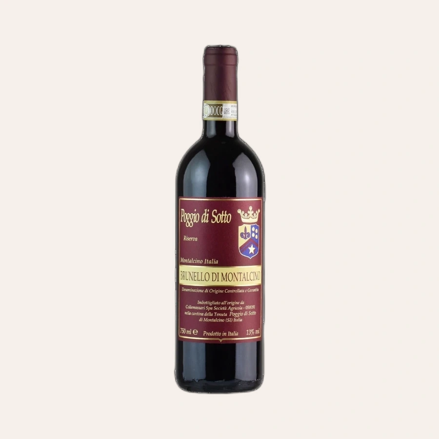 Rượu Vang Đỏ Ý Poggio Di Sotto Brunello Di Montalcino Riserva 2018