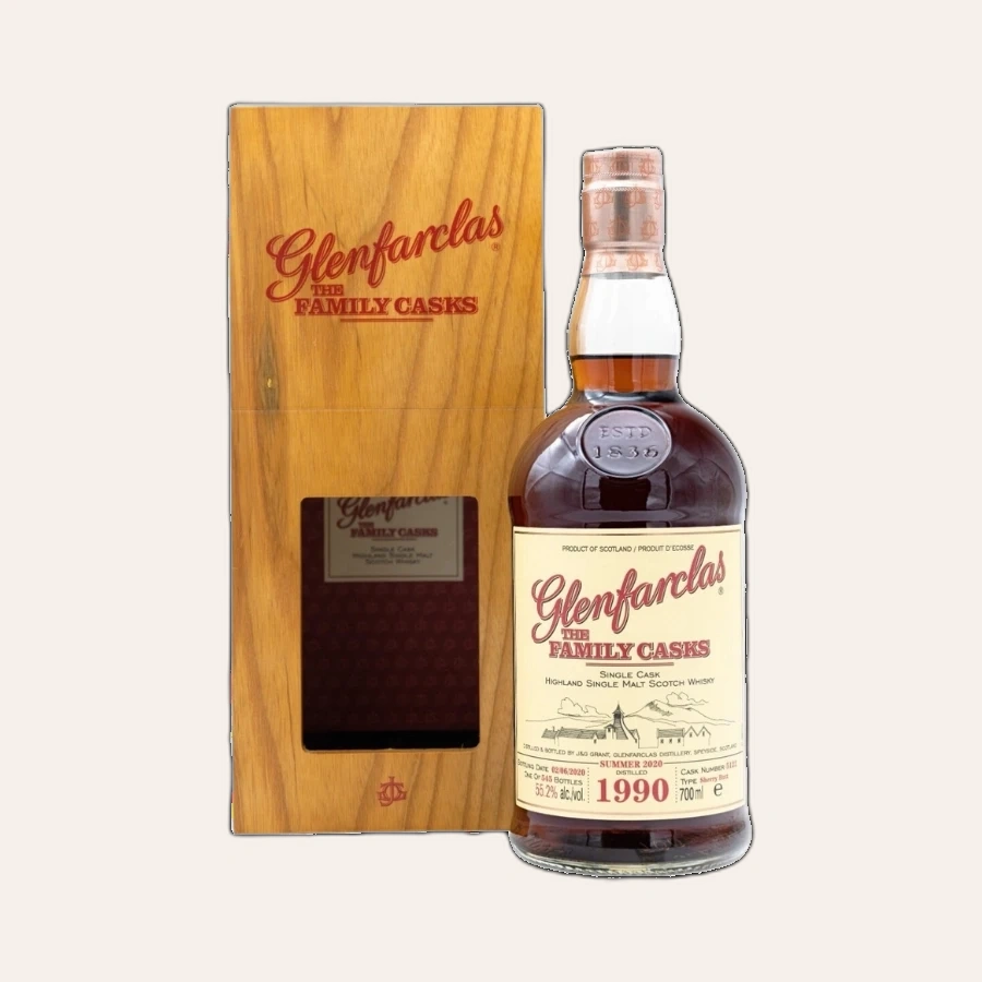 Rượu Whisky Glenfarclas 30 Year Old Family Casks 1990