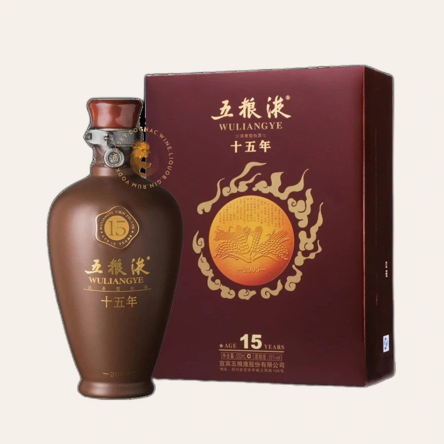 Rượu Ngũ Lương Dịch 15 Năm/ Wuliangye 15 Year Old Baijiu/ 五粮液十五年