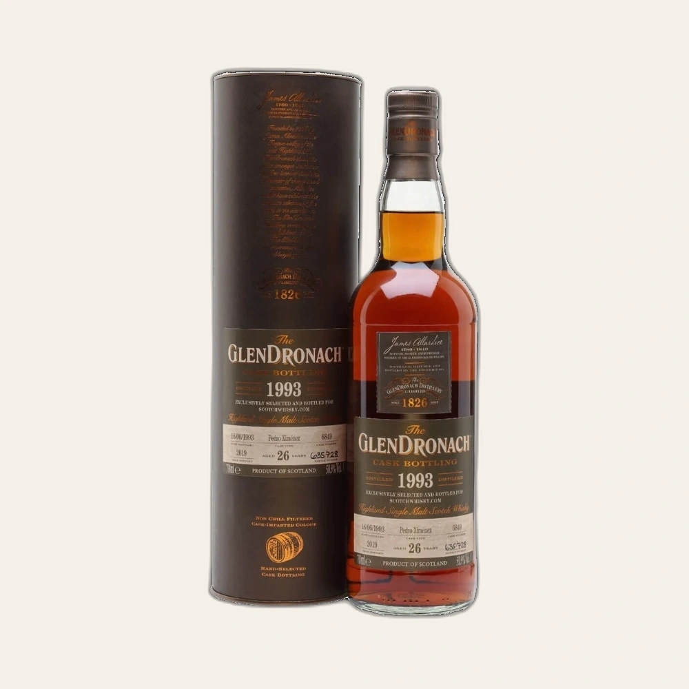Rượu Whisky Glendronach 26 Year Old 1993 Pedro Ximenez Cask