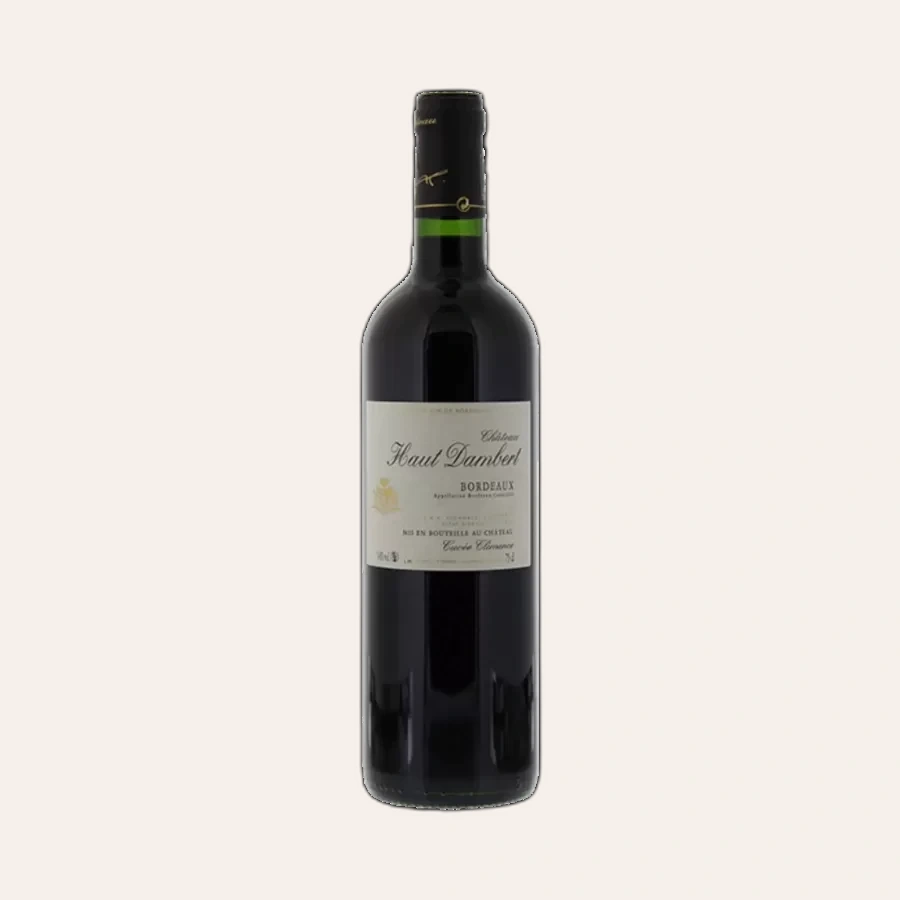 Rượu Vang Đỏ Pháp Chateau Haut Dambert Bordeaux Superieur 2022