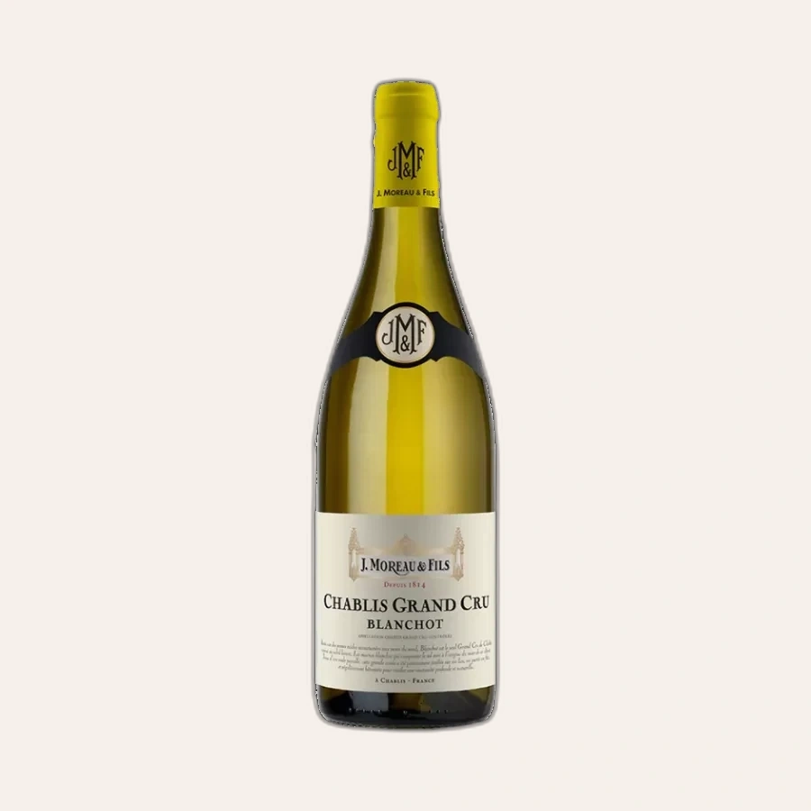 Rượu Vang Trắng Pháp J.Moreau & Fils Chablis Grand Cru Blanchot 2020