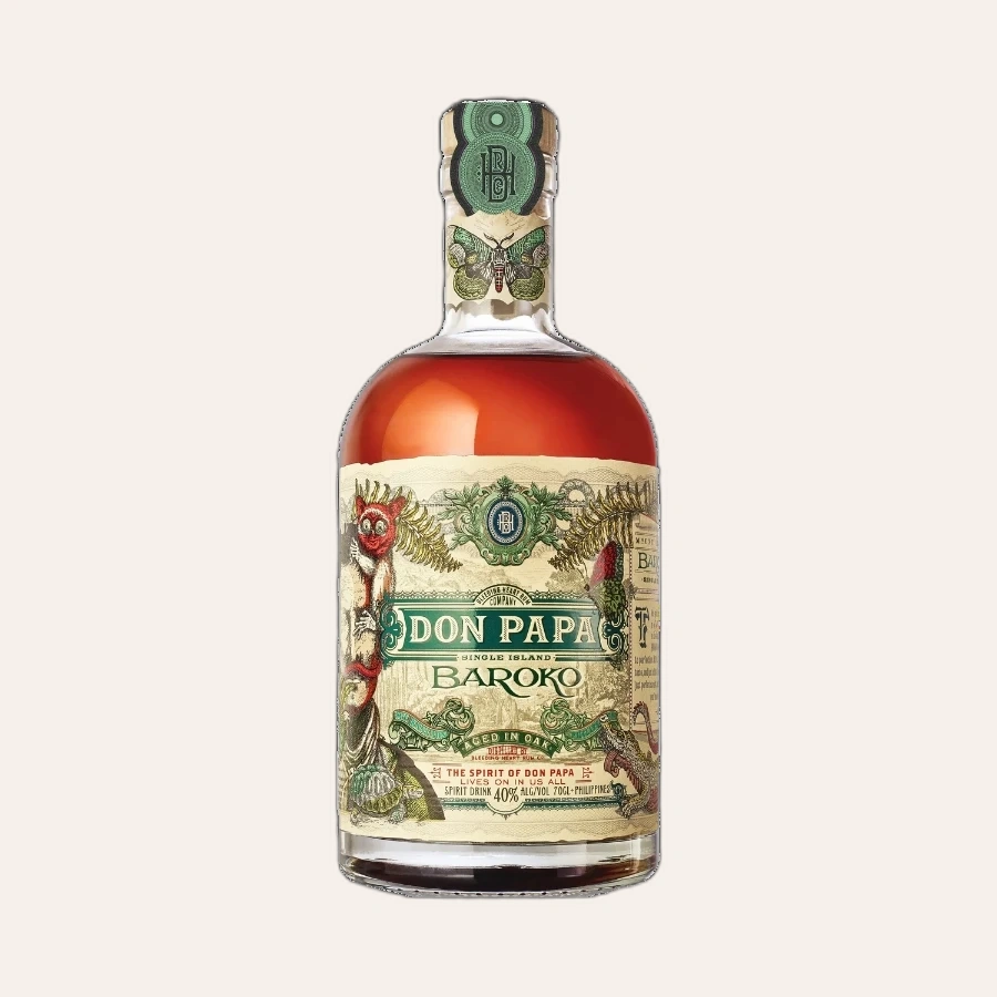 Rượu Rum Philippines Don Papa Baroko