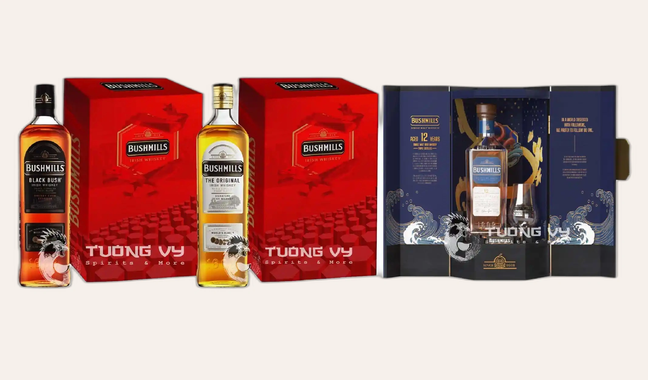 Khám Phá Bộ Sưu Tập Hộp Quà Tết 2025 Với Thương hiệu Bushmills