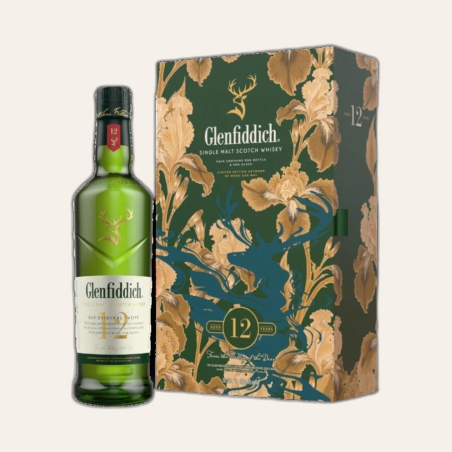 Rượu Whisky Glenfiddich 12 Year Old Hộp Quà Tết 2026