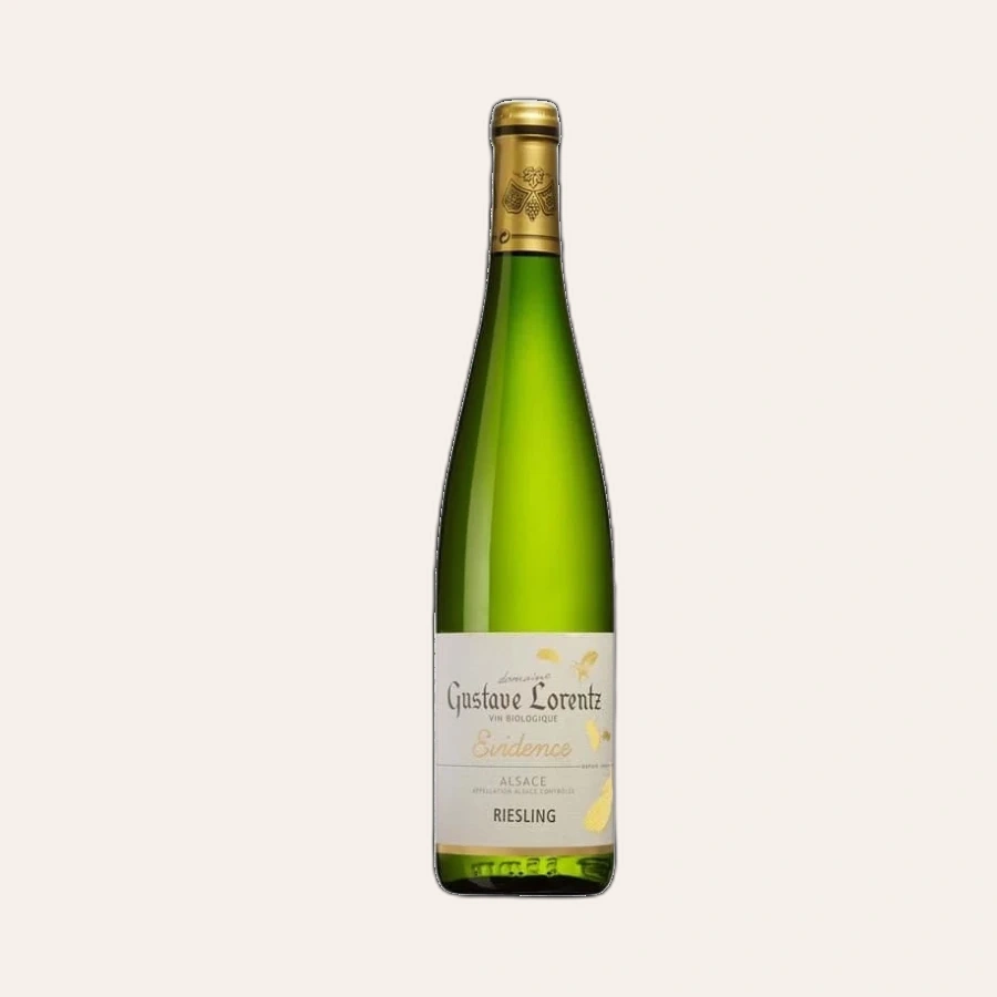 Rượu Vang Trắng Pháp Gustave Lorentz Riesling Evidence Bio