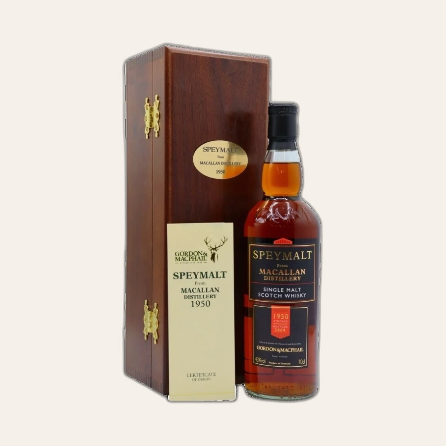 Rượu Whisky Macallan 58 Year Old Speymalt 1950 Bottled 2009 Gordon & Macphail