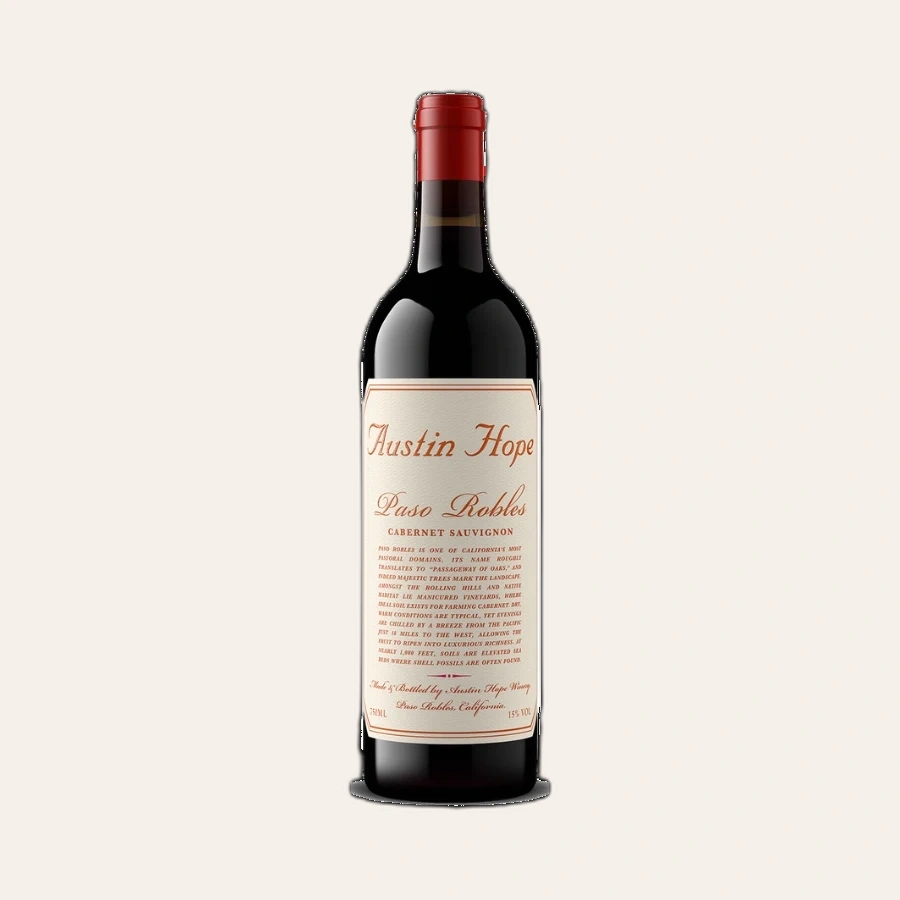 Rượu Vang Đỏ Mỹ Austin Hope Cabernet Sauvignon Vintage 2019