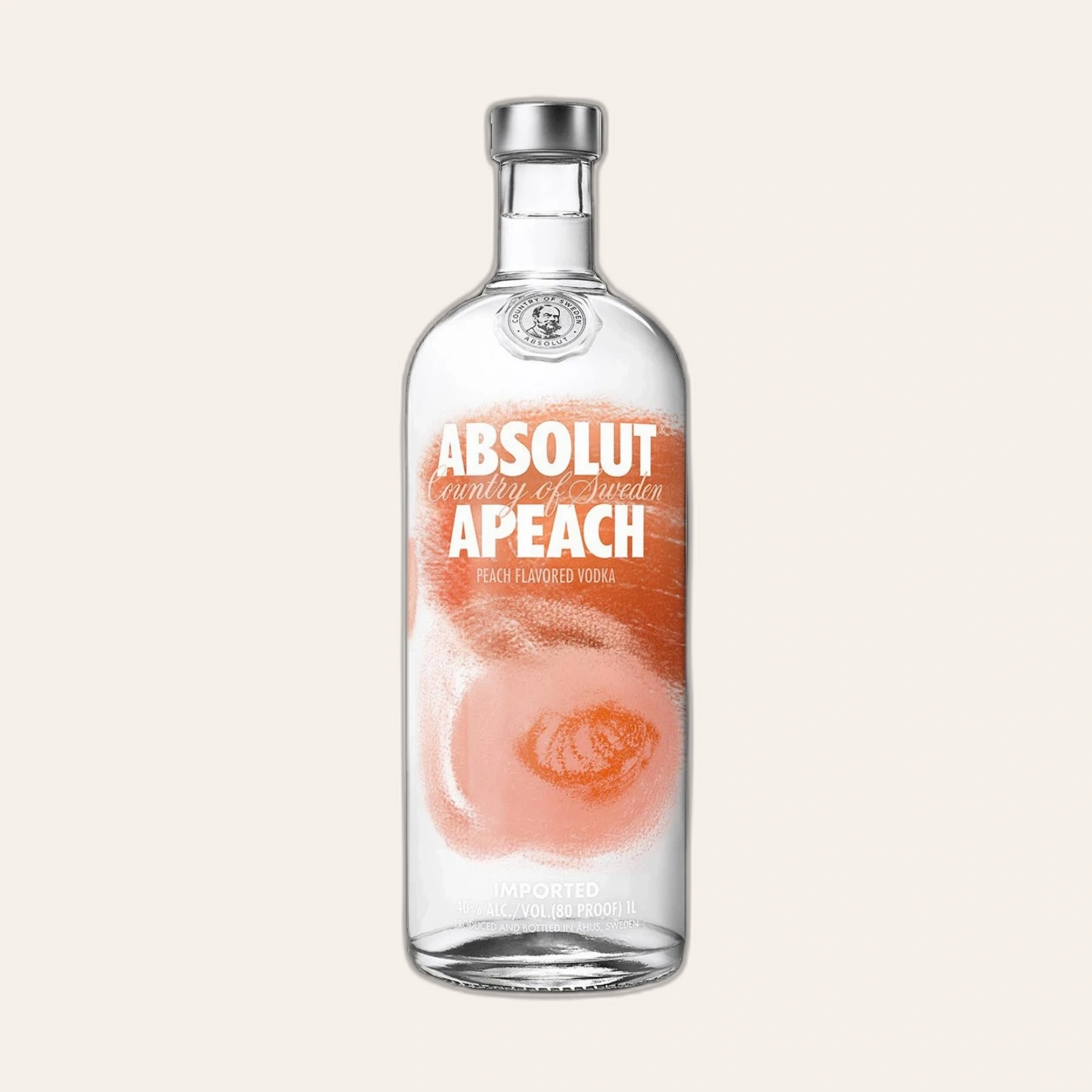 Rượu Vodka Thụy Điển Absolut Vodka Apeach 1000ml