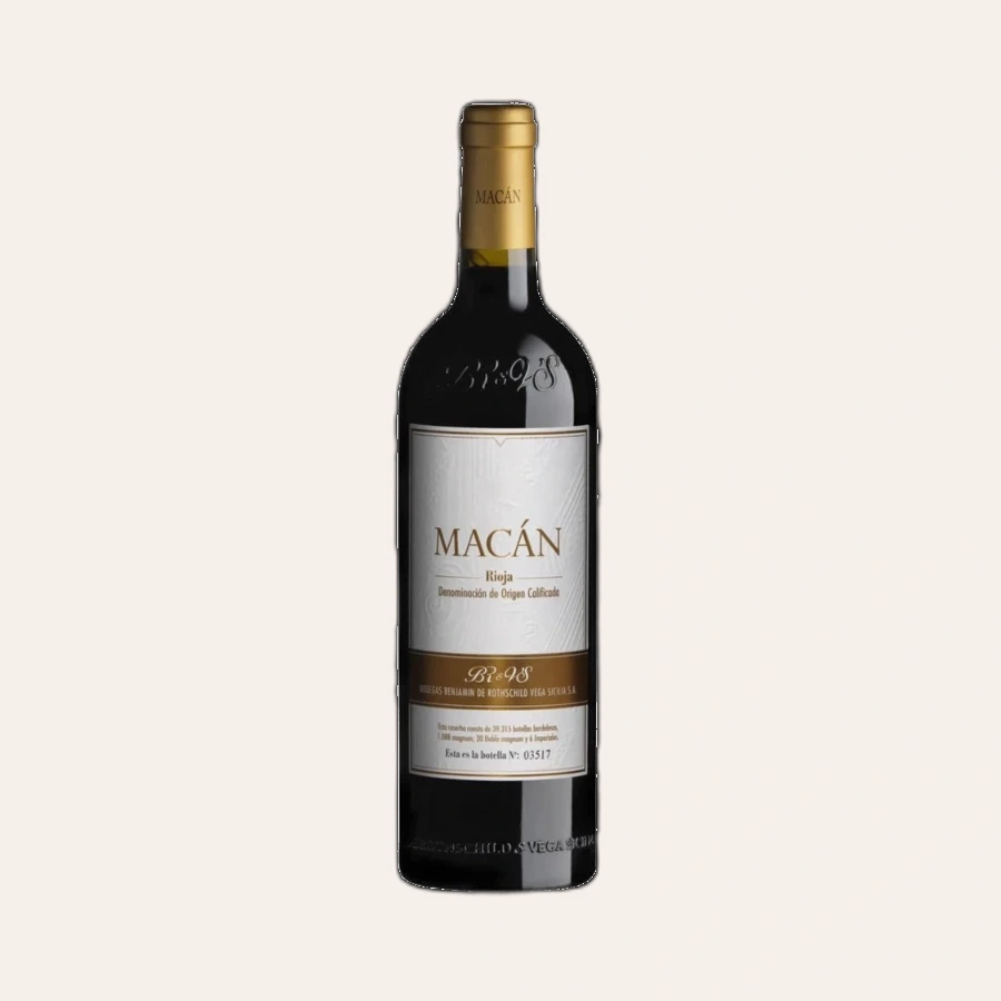 Rượu Vang Đỏ Tây Ban Nha Bodegas Benjamin De Rothschild & Vega Sicilia Macan