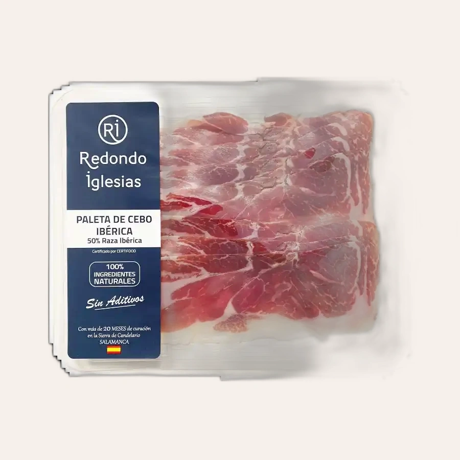 Thịt Heo Muối Tây Ban Nha Redondo Iglesias Paleta De Cebo 50% Raza Iberica