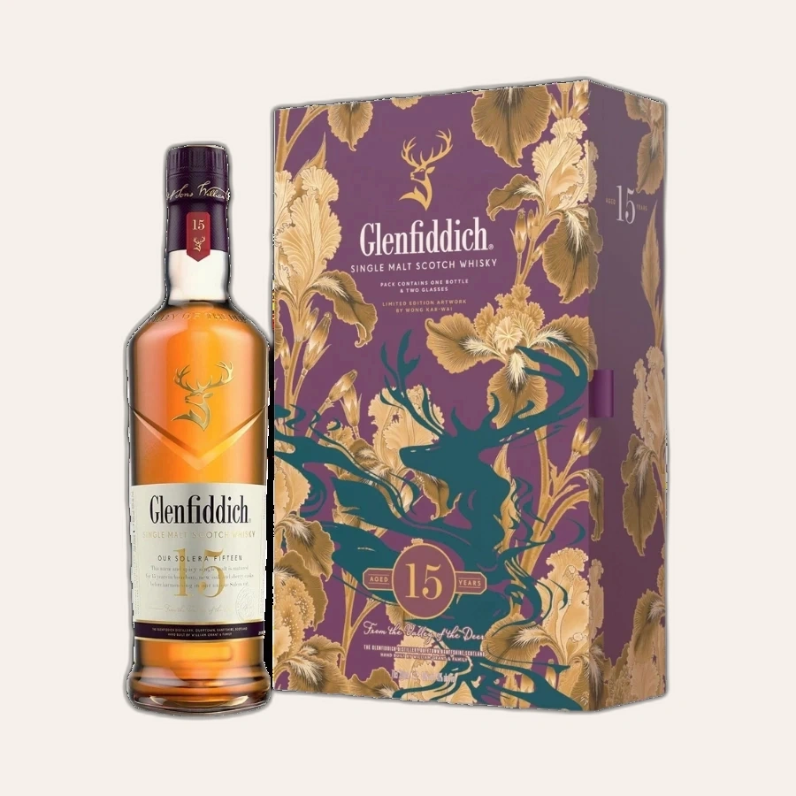 Rượu Whisky Glenfiddich 15 Year Old Solera Hộp Quà Tết 2026