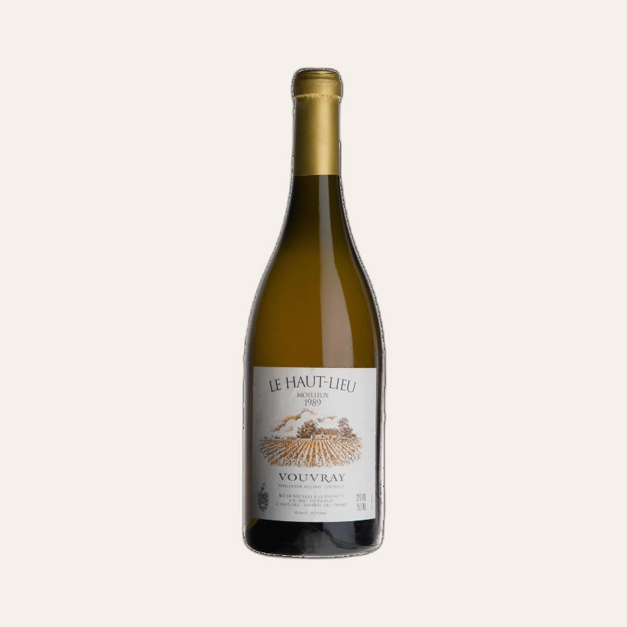 Rượu Vang Trắng Pháp Domaine Huet Le Haut Lieu Moelleux 1989