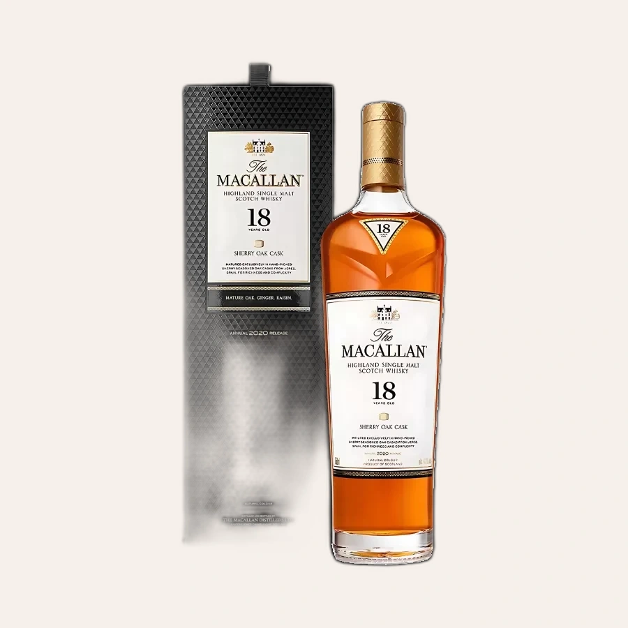 Rượu Whisky Macallan 18 Year Old 2020