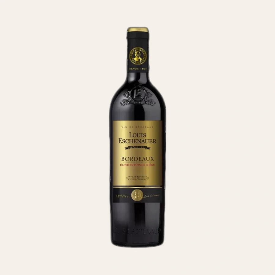 Rượu Vang Đỏ Pháp Bordeaux Louis Eschenauer Eleve Fut de Chene (Barriq Red)