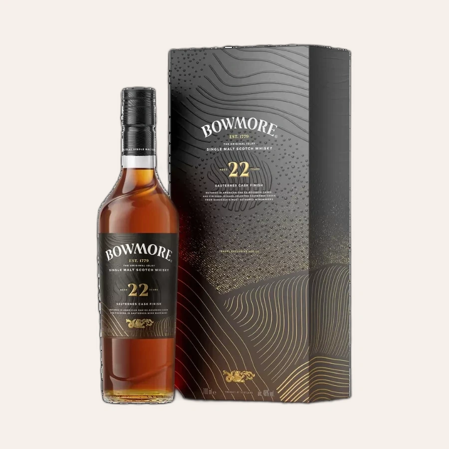 Rượu Whisky Bowmore 22 Year Old Sauternes Cask Finish