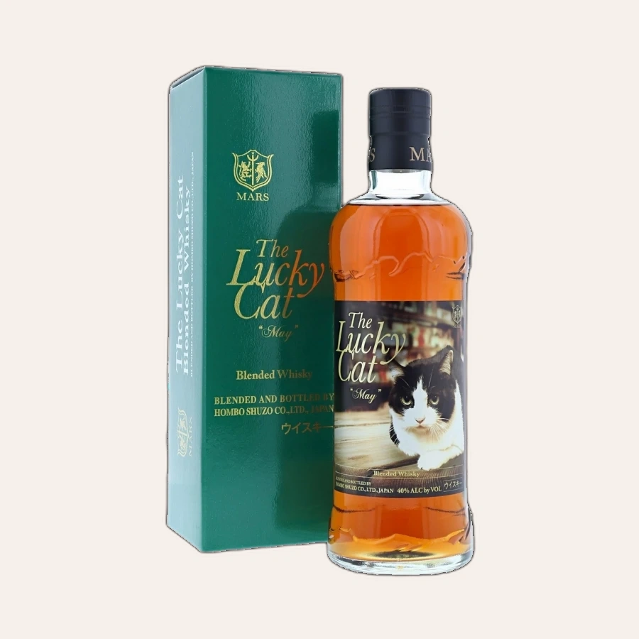 Rượu Whisky Nhật Mars The Lucky Cat 'May' Blended Whisky