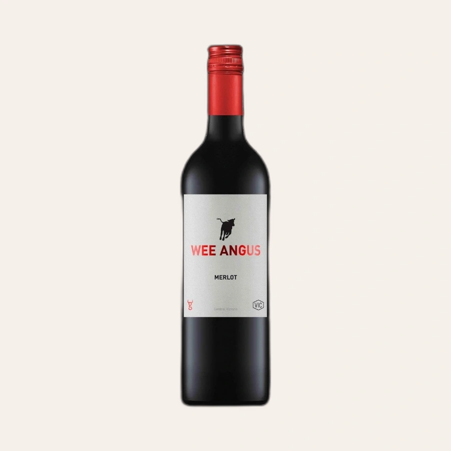 Rượu Vang Đỏ Úc Wee Angus Merlot 2020