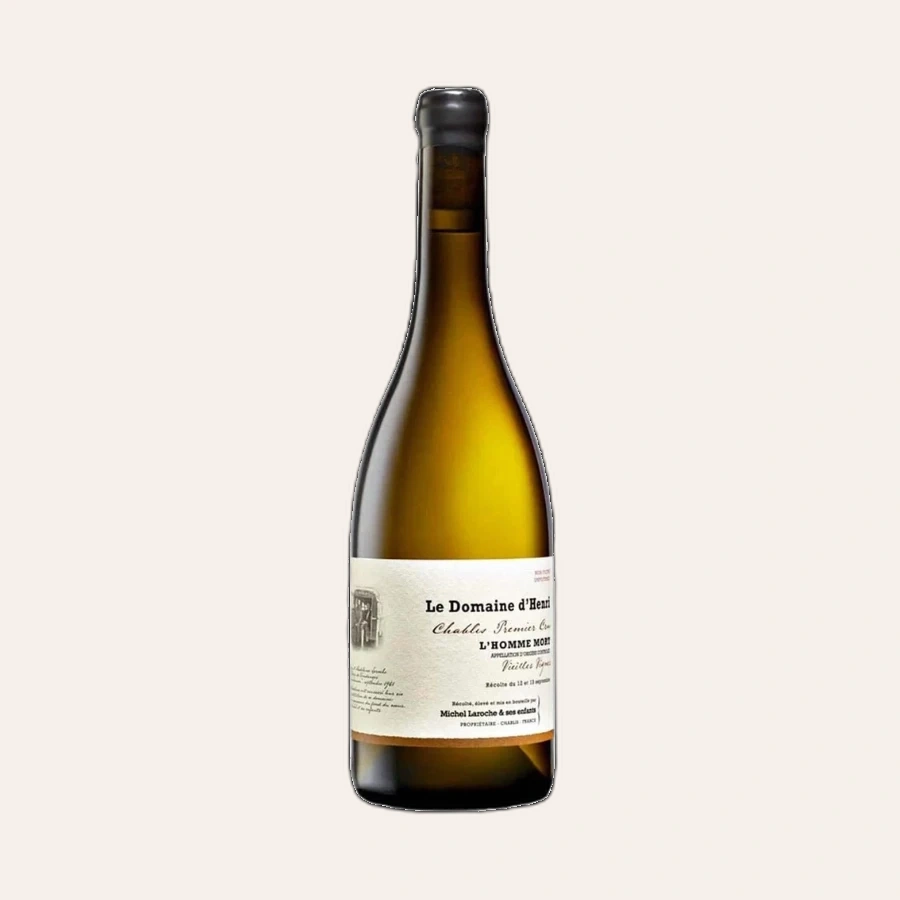Rượu Vang Trắng Pháp L'Homme Mort Vieilles Vignes Fourchaume Chablis 1er Cru