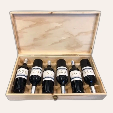 Thùng gỗ 6 chai 1679 Bordeaux