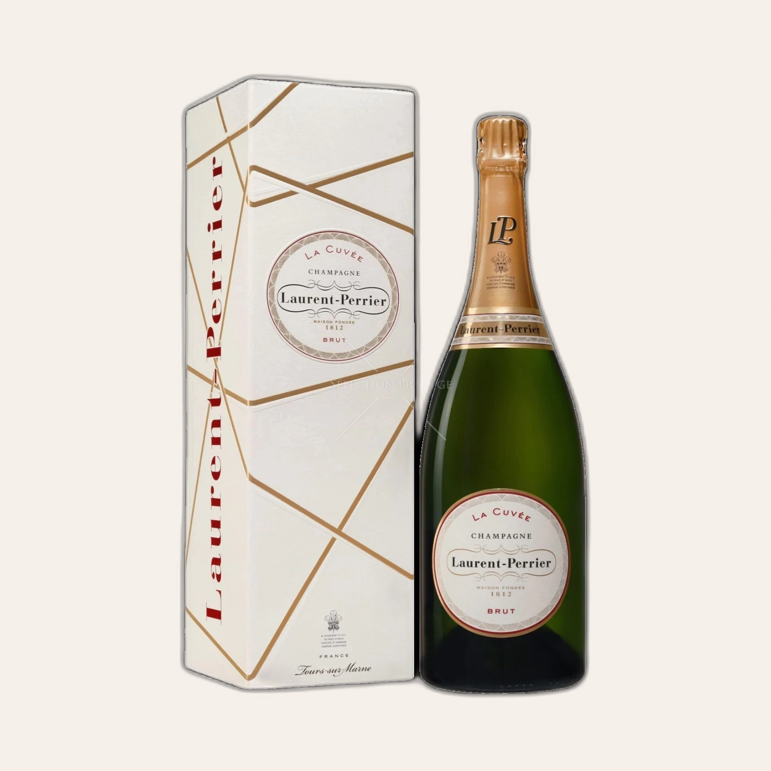 Rượu Champagne Pháp Laurent Perrier Brut La Cuvee 1.5L Kèm Hộp