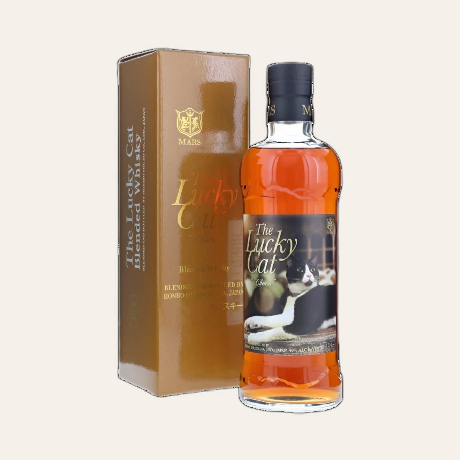 Rượu Whisky Nhật Mars The Lucky Cat 'Choco' Blended Whisky