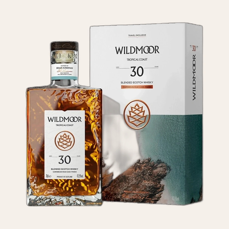 Rượu Whisky Wildmoor 30 Year Old Tropical Coast Caribbean Rum Cask