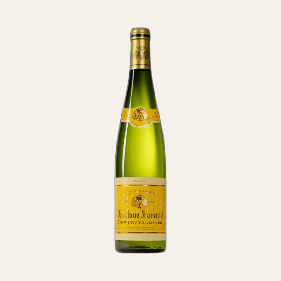 Rượu Vang Trắng Pháp Gustave Lorentz Gewurztraminer