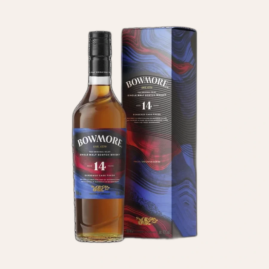 Rượu Whisky Bowmore 14 Year Old Bordeaux Wine Cask Finish