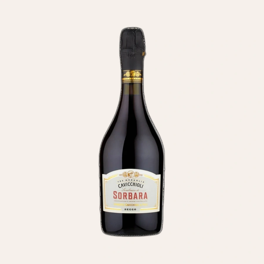 Rượu Sparkling Ý Cavicchioli Lambrusco Di Sorbara DOC