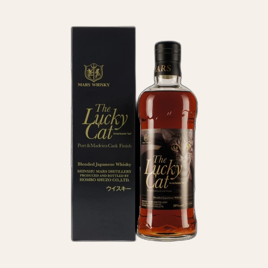 Rượu Whisky Nhật Mars The Lucky Cat 'Sun’ Port & Madeira Cask Finish