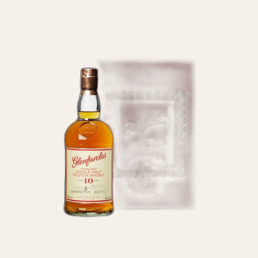 Rượu Whisky Glenfarclas 10 Year Old Phiên Bản Hộp Quà Tết 2025