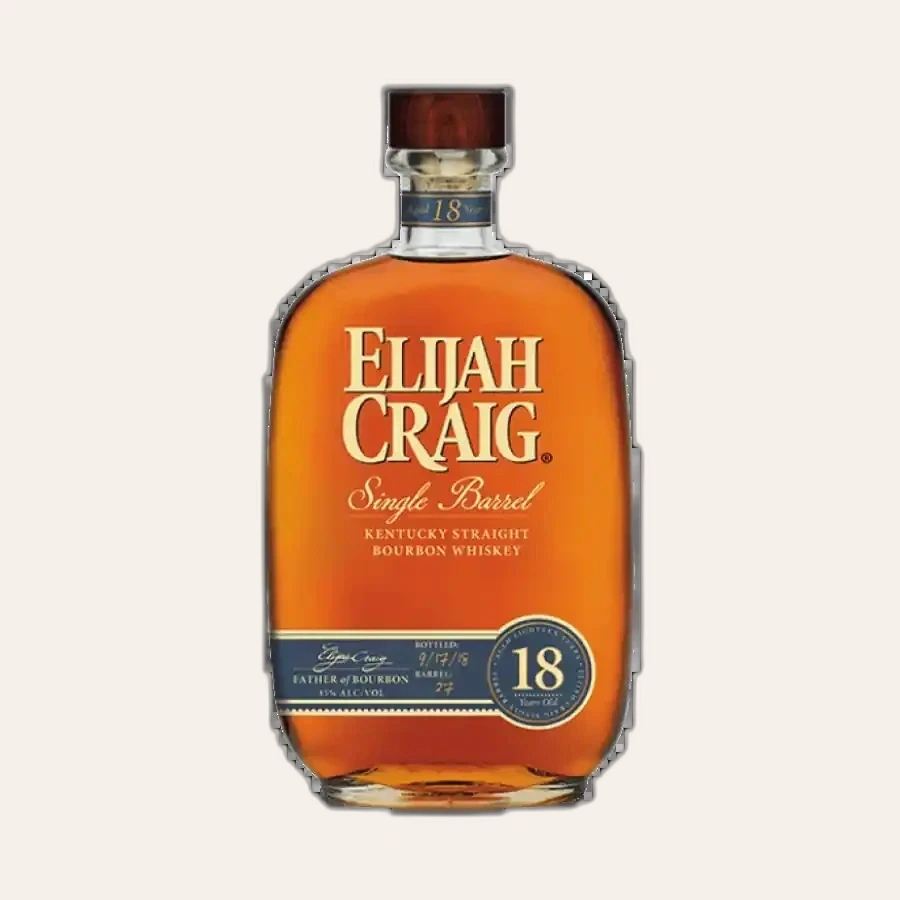 Rượu Whisky Elijah Craig 18 Year Old Bourbon