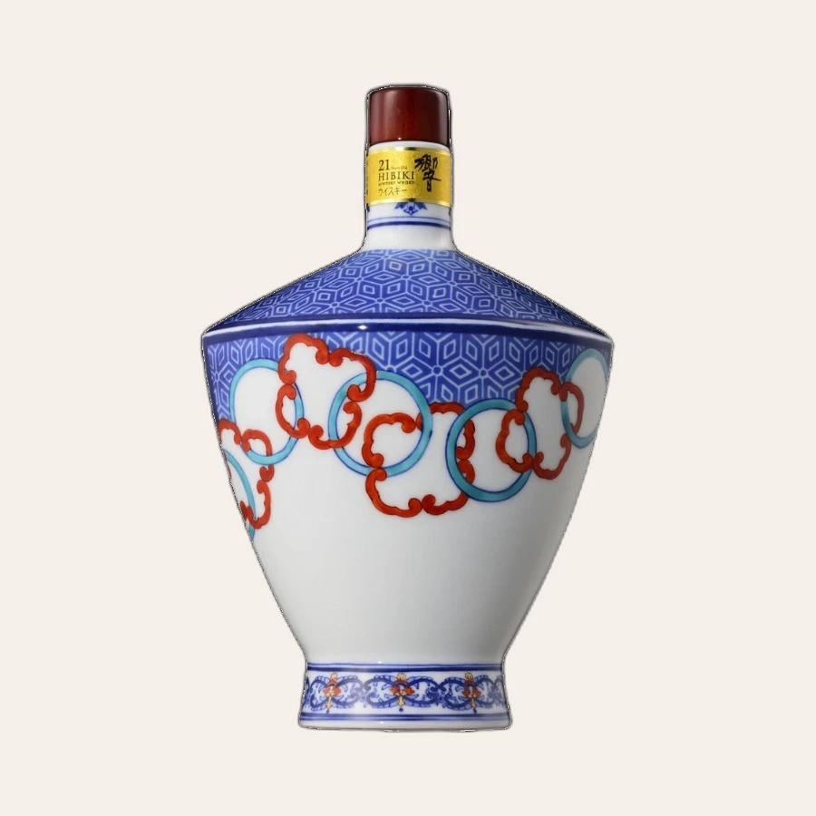 Rượu Whisky Nhật Hibiki 21 Year Old Arita Ceramic Decanter 2014 Release