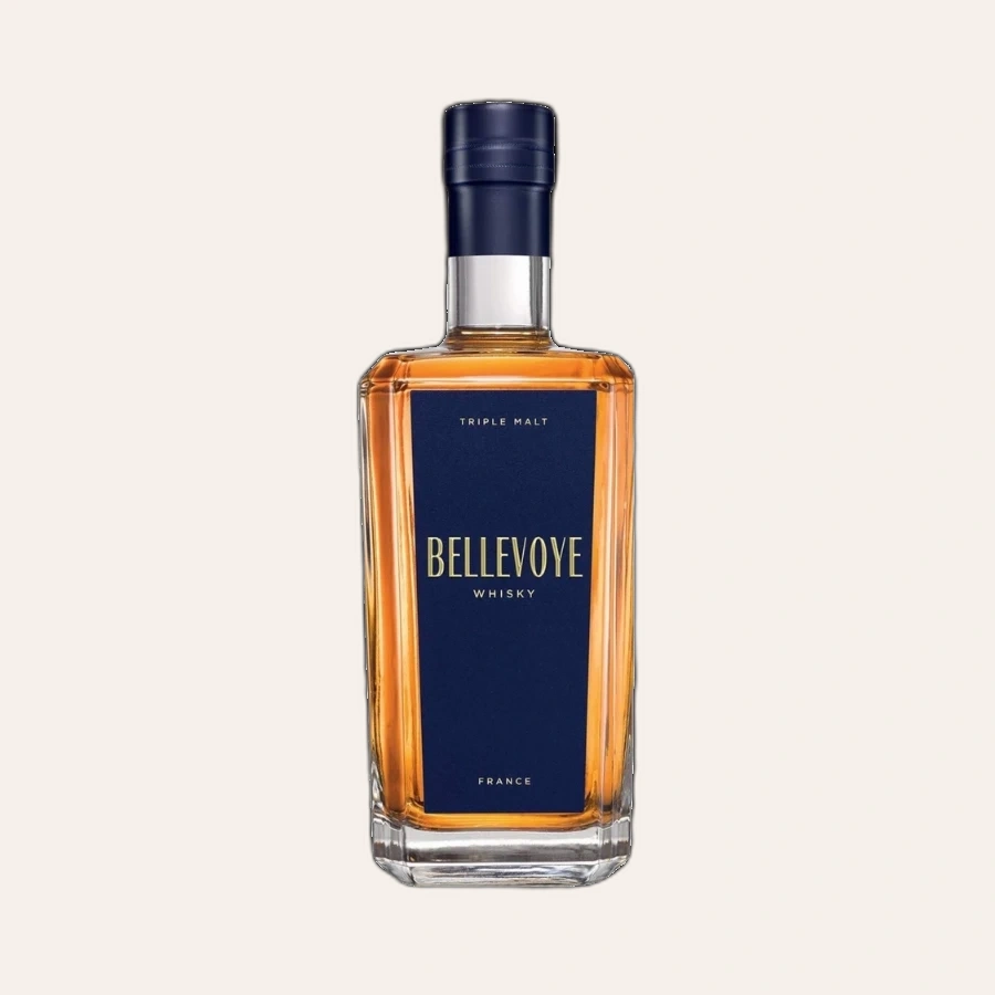 Rượu Whisky Bellevoye Blue Blended Malt Whisky De France Finition Grain Fin