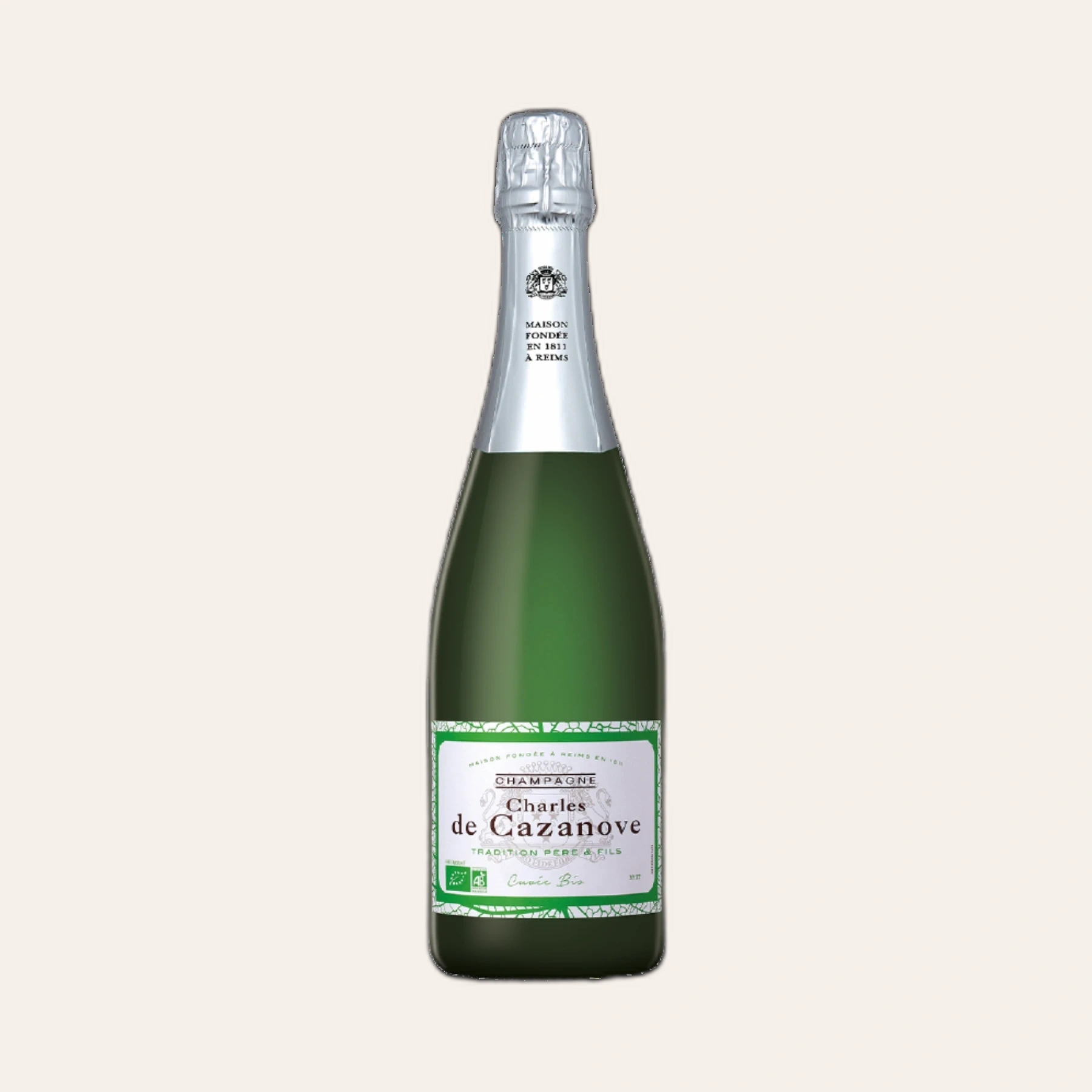 Rượu Champagne Pháp Charles de Cazanove Cuvee Bio Limited Edition