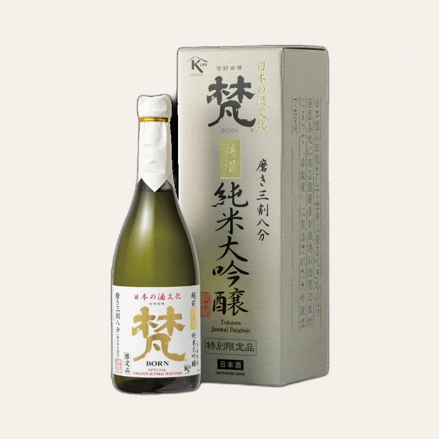 Rượu Sake Nhật Bản Born Tokusen Junmai Daiginjo