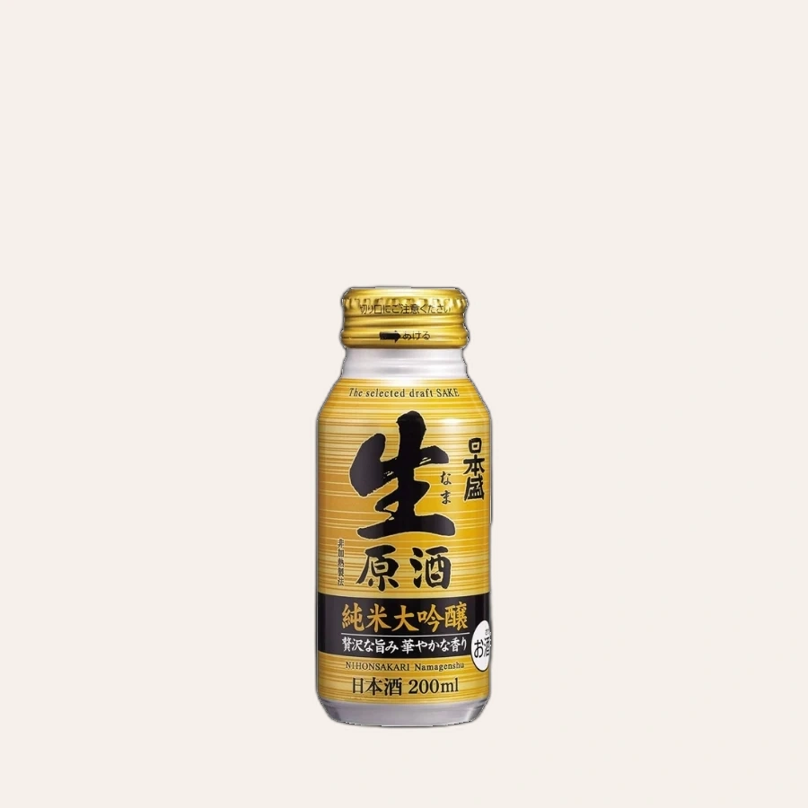 Rượu Sake Nhật Bản Nihonsakari Namagenshu Junmai Daiginjo 200ml